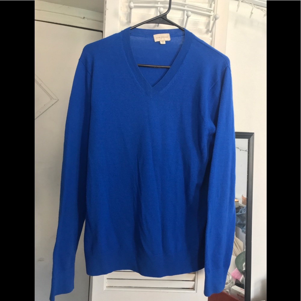 Club monaco wool cobalt blue medium sweater